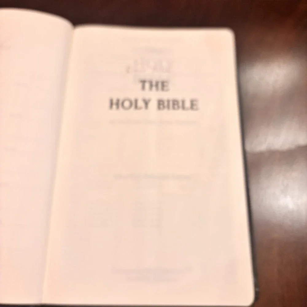 Holy Bible KJV UltraThin Reference Concordance Black Bonded Leather Holman‎ 1999